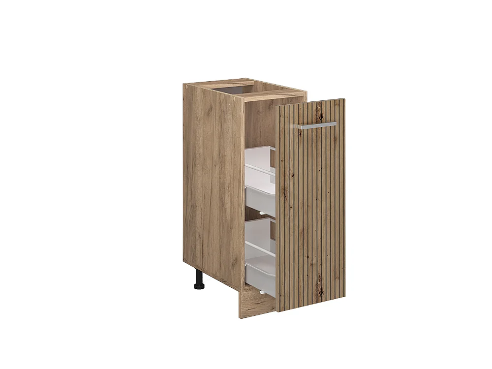 Armario de farmacia roble artesanal 30x60x81.6 r-line