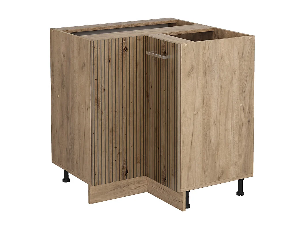 Mobile ad angolo cucina rovere artigianale 75.6x46x81.6 r-line