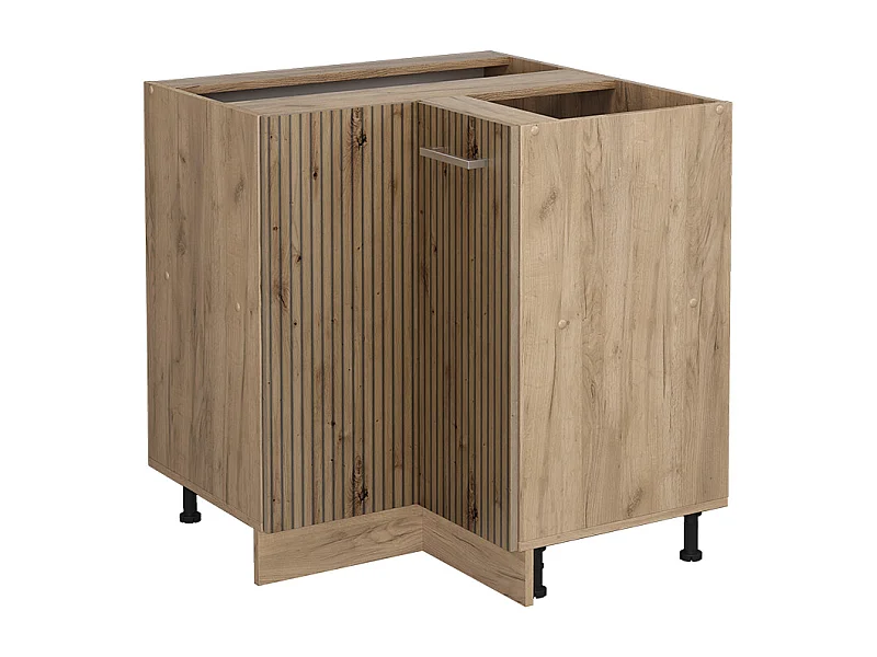 Eckunterschrank artisan-eiche 75.6x46x81.6 r-line