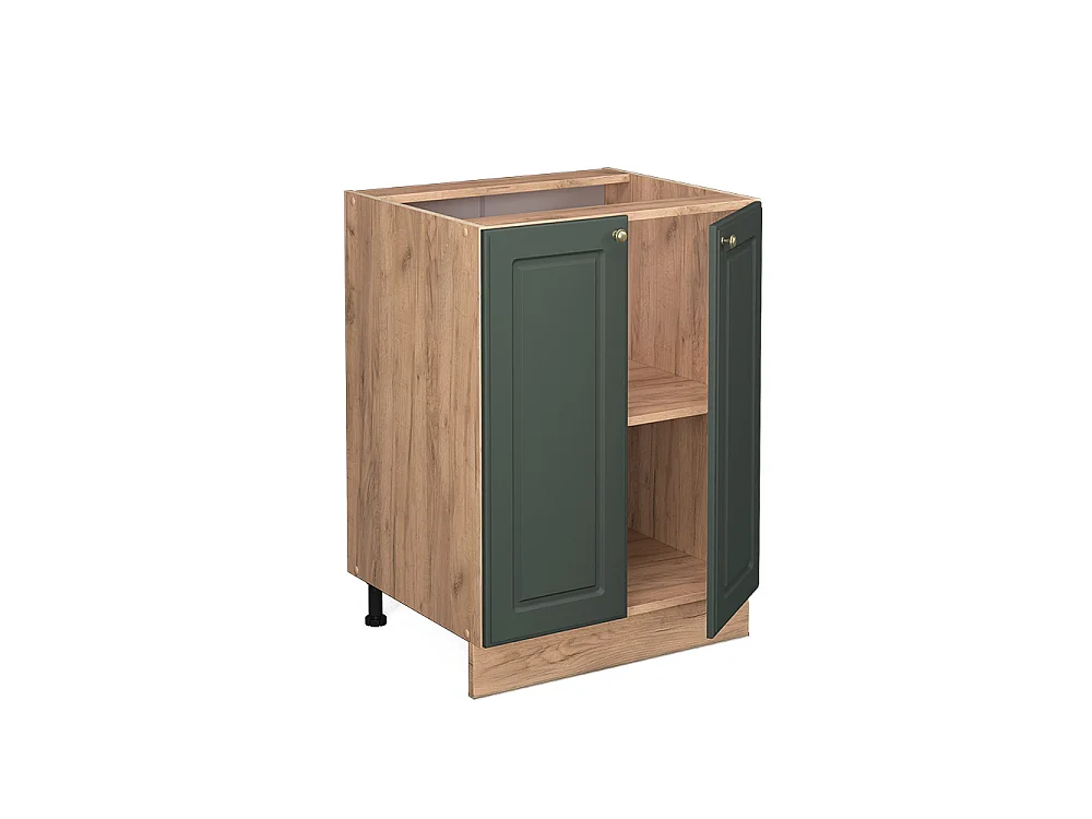 Keukenonderkast groen-goud landhuis 60x51.6x82 fame-line