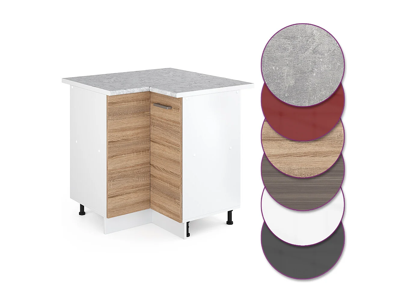 Meuble dangle sonoma 75.6x60x81.6 r-line