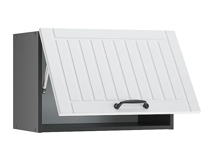 Elément haut de cuisine blanc campagne 60x34.1x40 fame-line