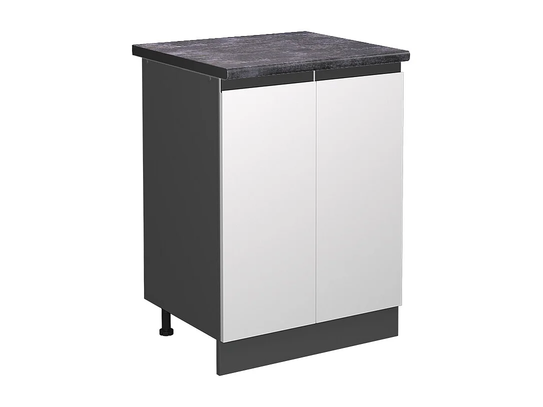 Mueble bajo de cocina blanco 60x60x81.6 r-line