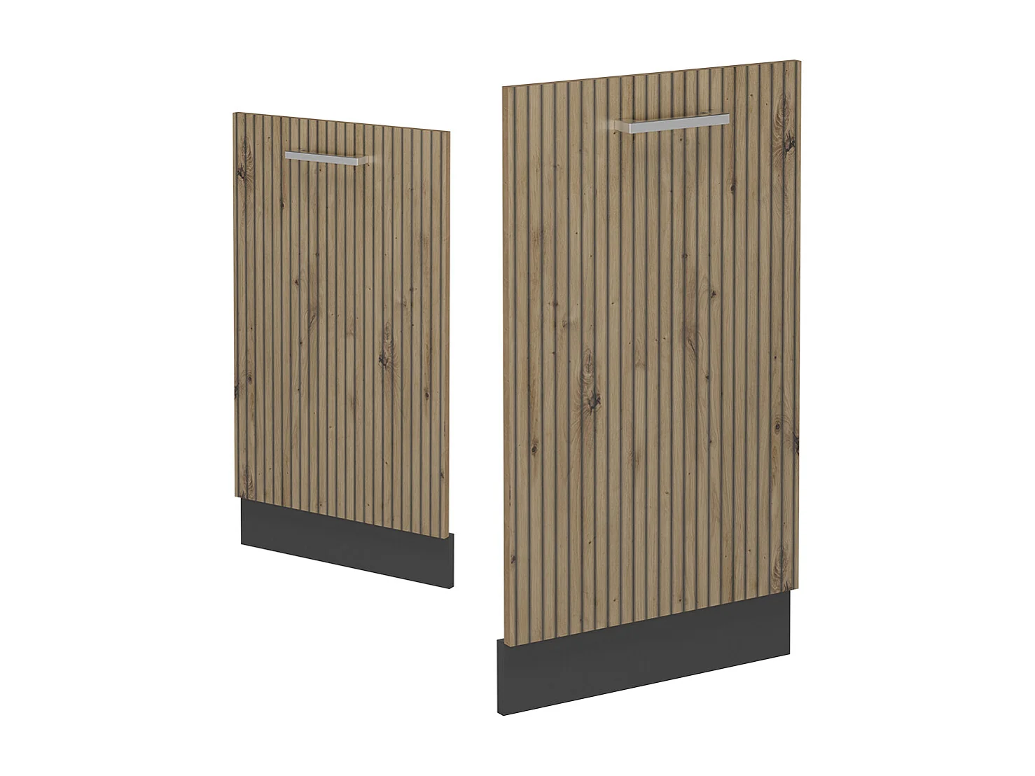 Panel frontal del lavavajillas roble artesanal 45x1.6x81.8 r-line