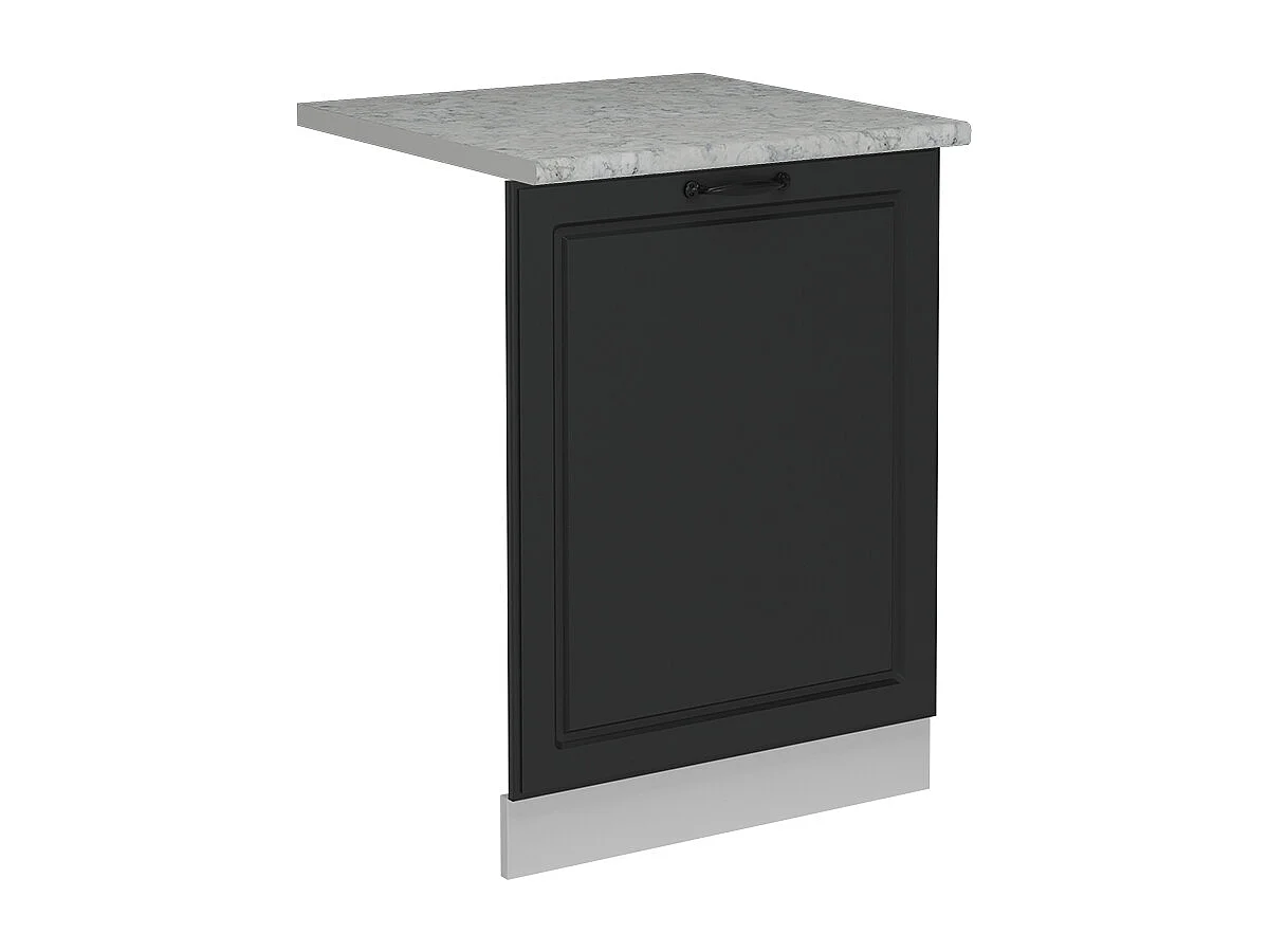 Façade de lave-vaisselle anthracite campagne 60x1.6x81.8 r-line