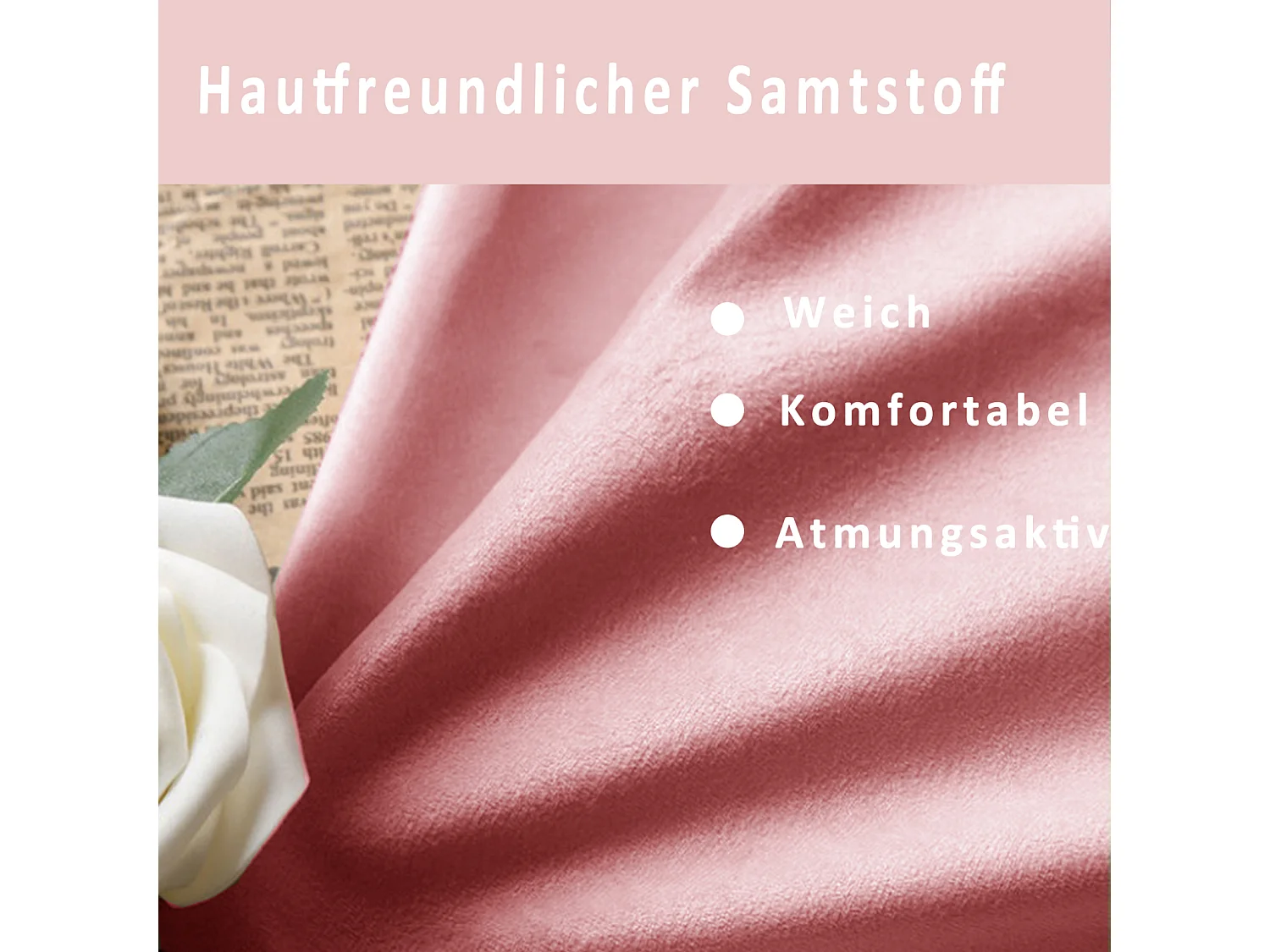 Lit Enfant 90x200 cm avec Haute Barrière de Sécurité, Tête et Pied de Lit en Forme de Nuage, Velours Doux - Rose