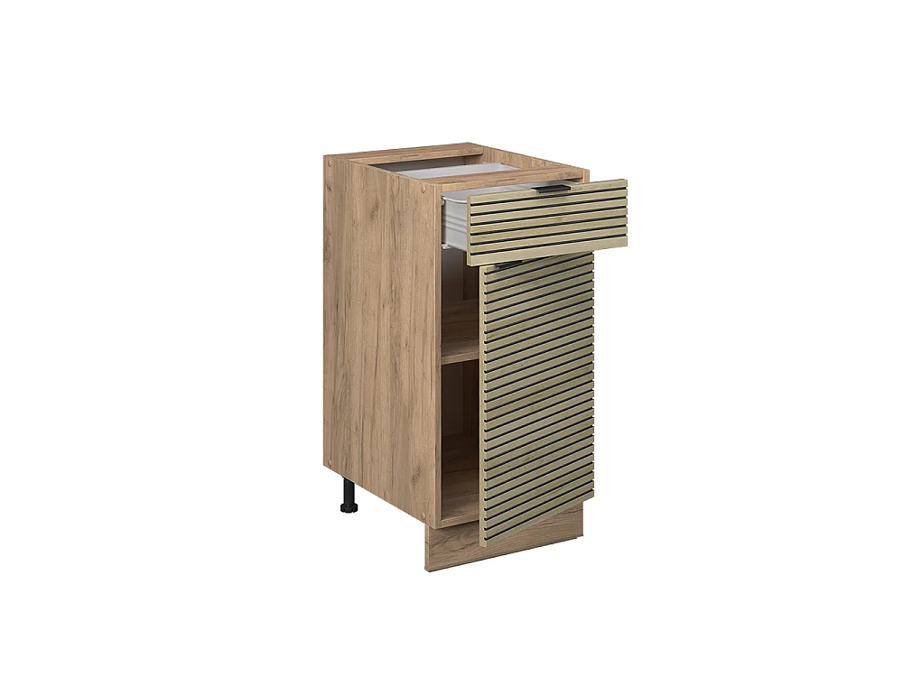 Küchenunterschrank eiche paneel 40x51.6x82 fame-line
