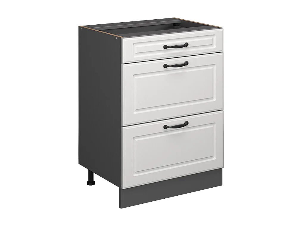 Mueble bajo de cocina blanco casa de campo 60x46x81.6 r-line