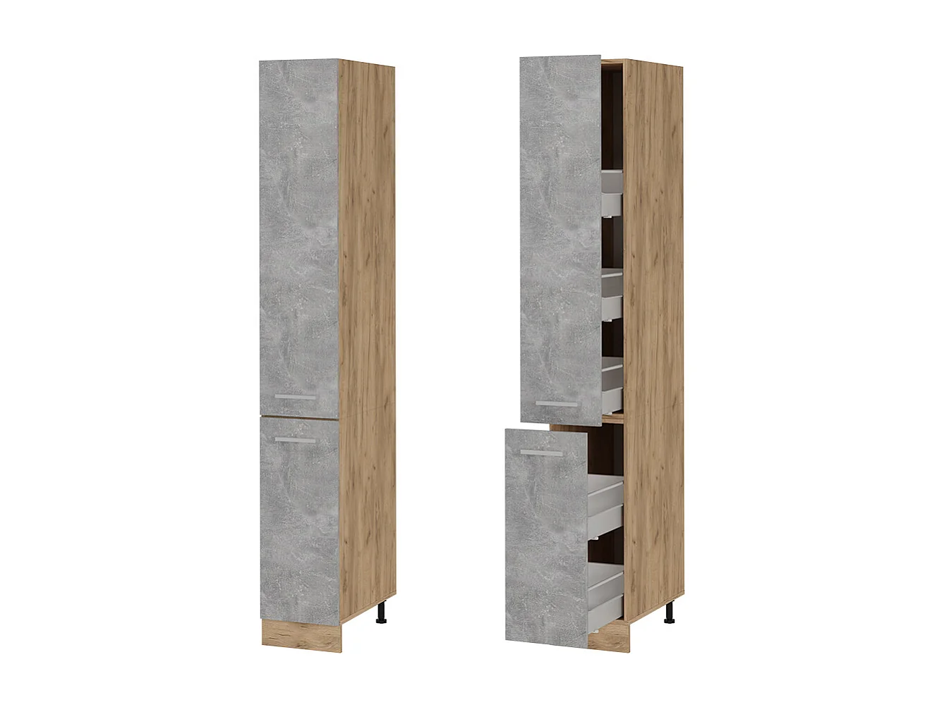 Armario de farmacia hormigón 30x57.2x206.8 r-line