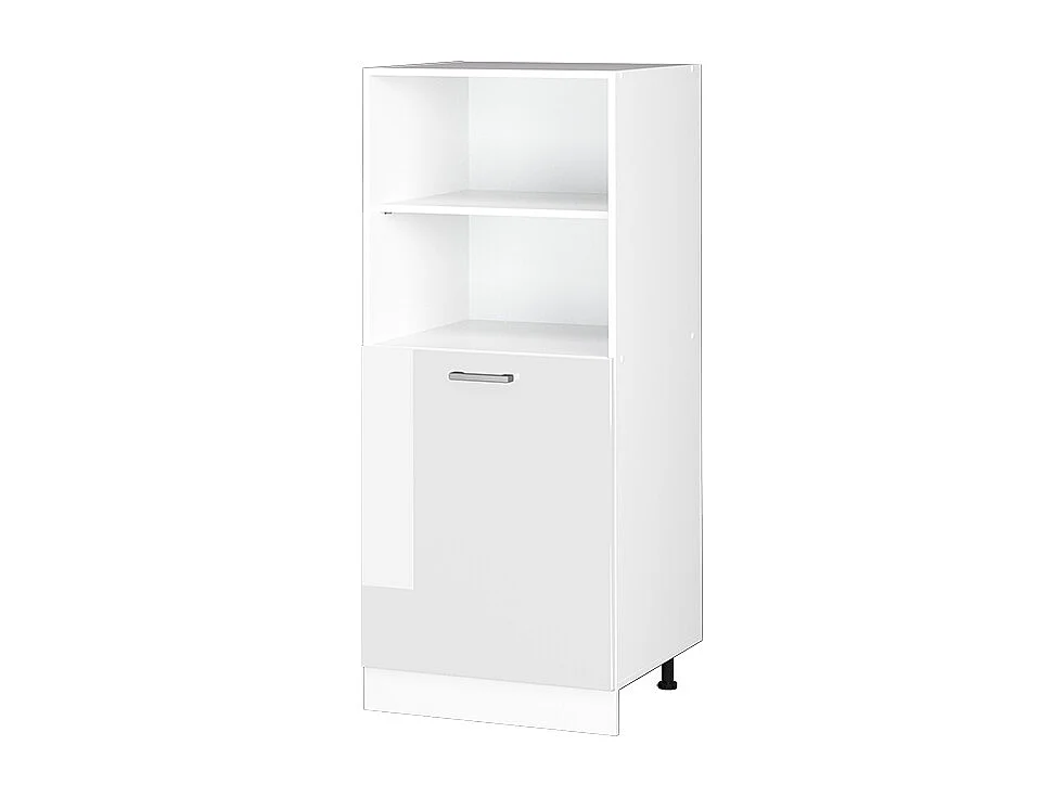 Armario para horno empotrado blanco alto brillo 60x57x143 r-line