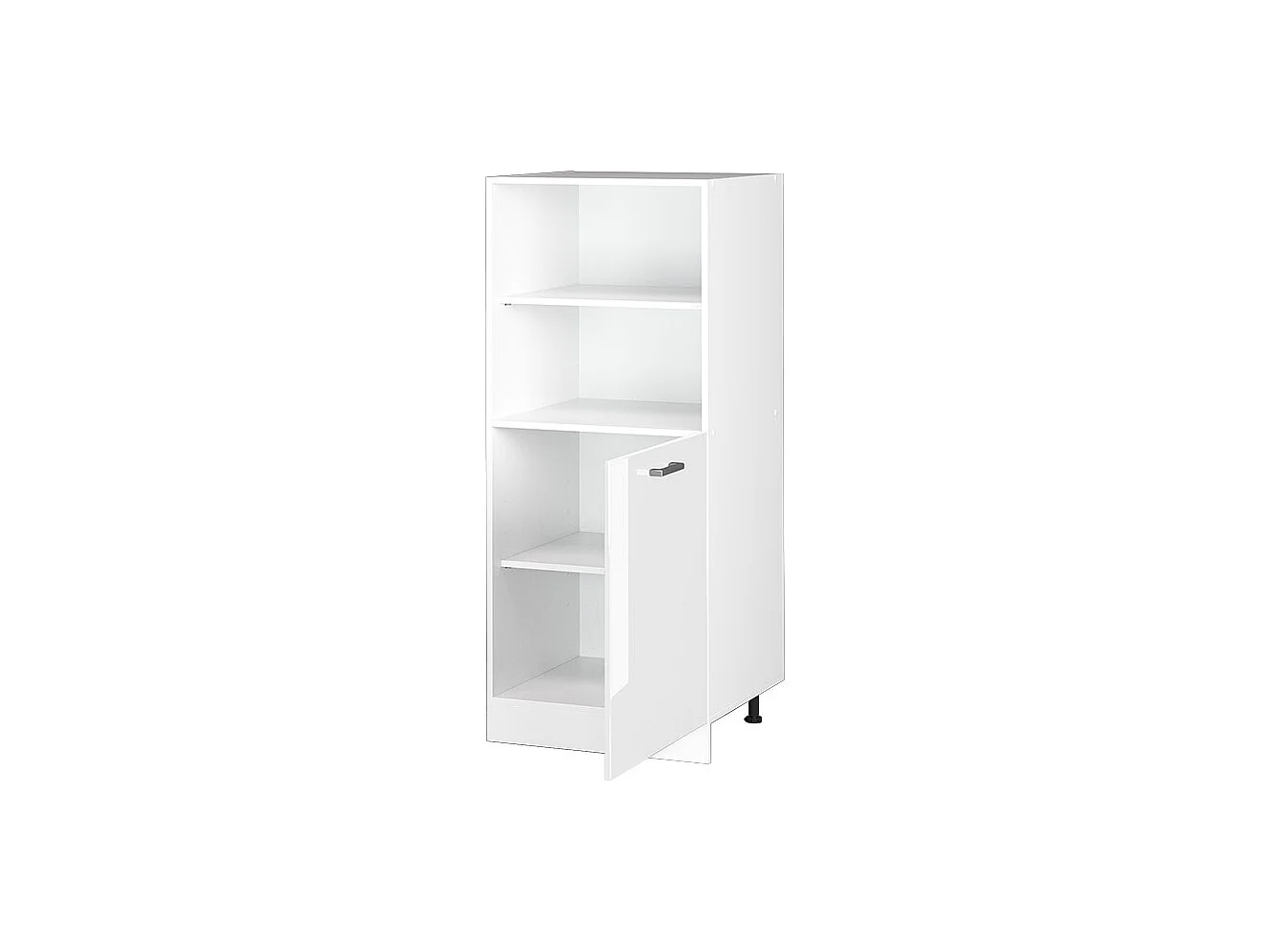 Meuble pour four blanc haute brillance 60x57x143 r-line