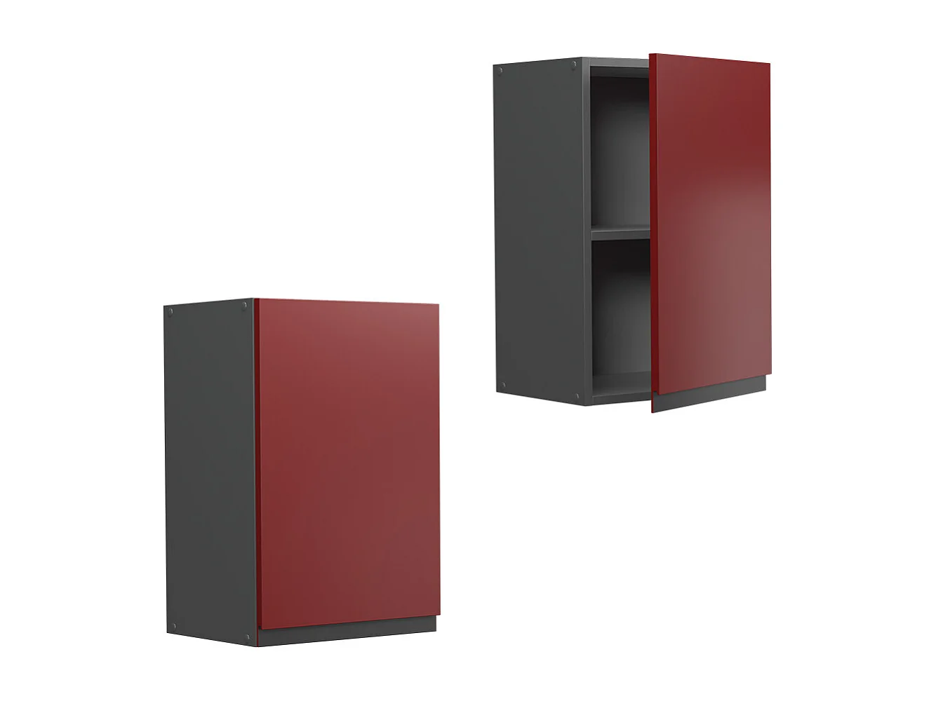 Armario colgante rojo 40x31x60 r-line