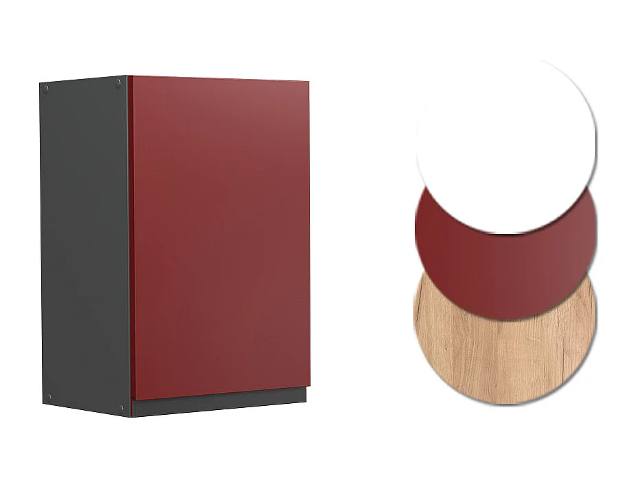 Armario colgante rojo 40x31x60 r-line