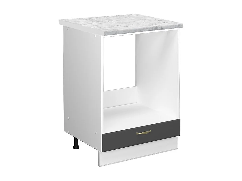 Meuble pour four anthracite-or 60x60x82 fame-line