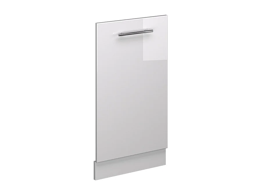 Panel frontal del lavavajillas blanco alto brillo 45x1.6x81.8 fame-line