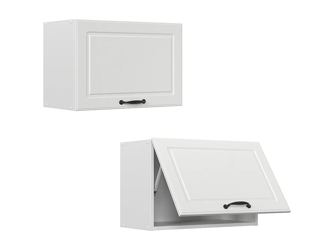 Elément haut de cuisine blanc campagne 60x31x40 r-line