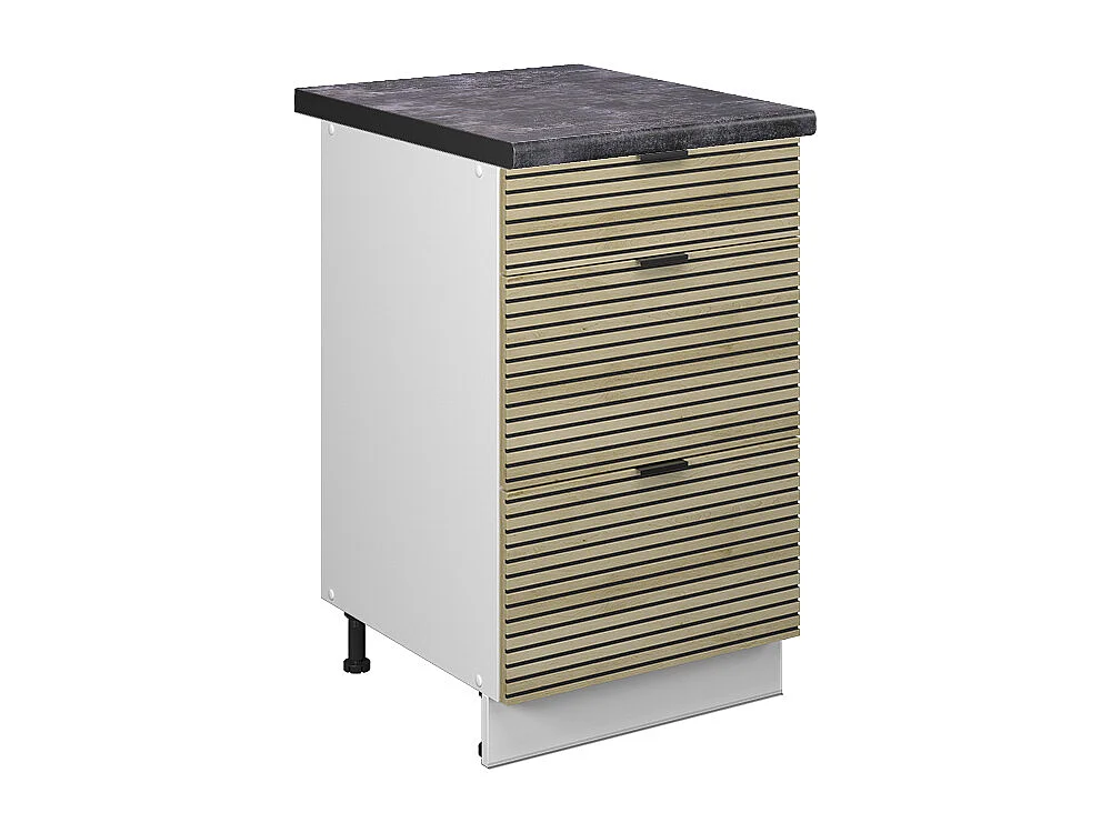 Meuble cuisine panneau en chêne 50x60x82 fame-line