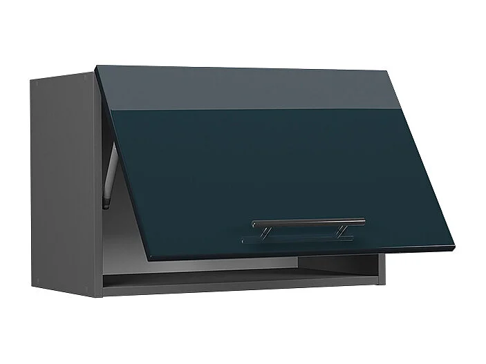 Pensile da cucina blu scuro lucido 60x34.1x40 fame-line