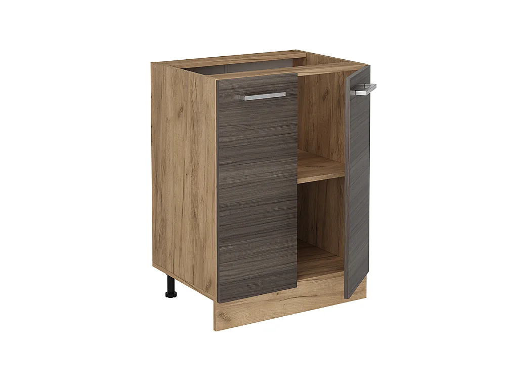 Mueble bajo de cocina gris noble 60x60x81.6 r-line