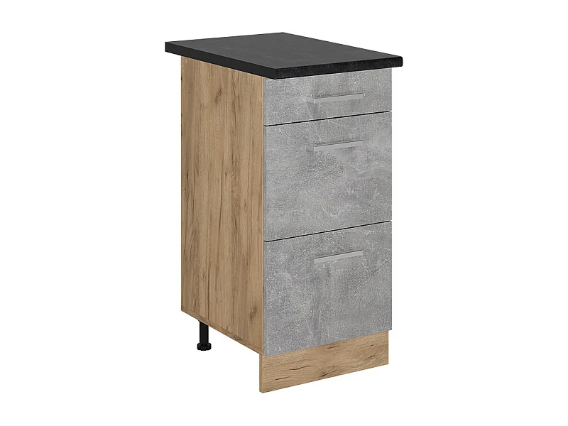 Mueble bajo de cocina hormigón 40x60x81.6 r-line