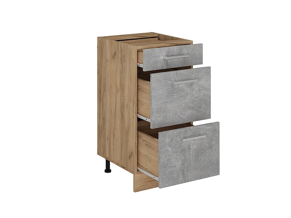 Mueble bajo de cocina hormigón 40x60x81.6 r-line