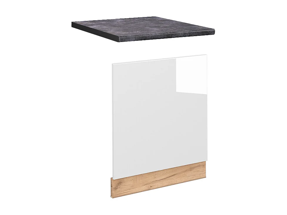 Pannello frontale bianco lucido 60x1.6x67.4 fame-line