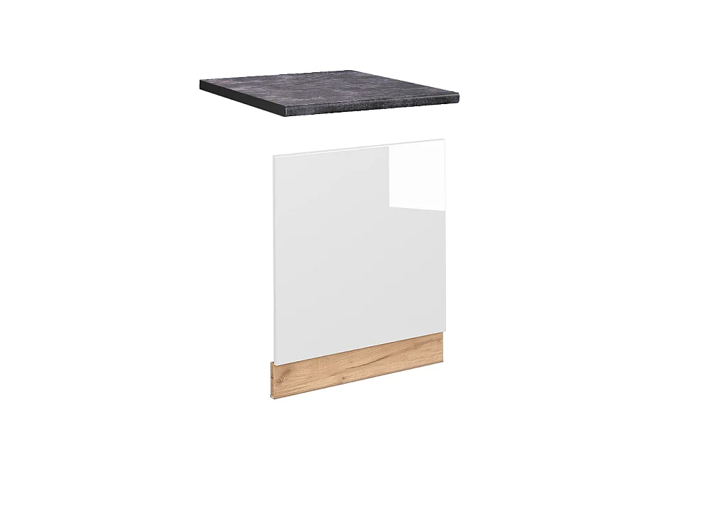Front panel white high gloss 60x1.6x67.4 fame-line