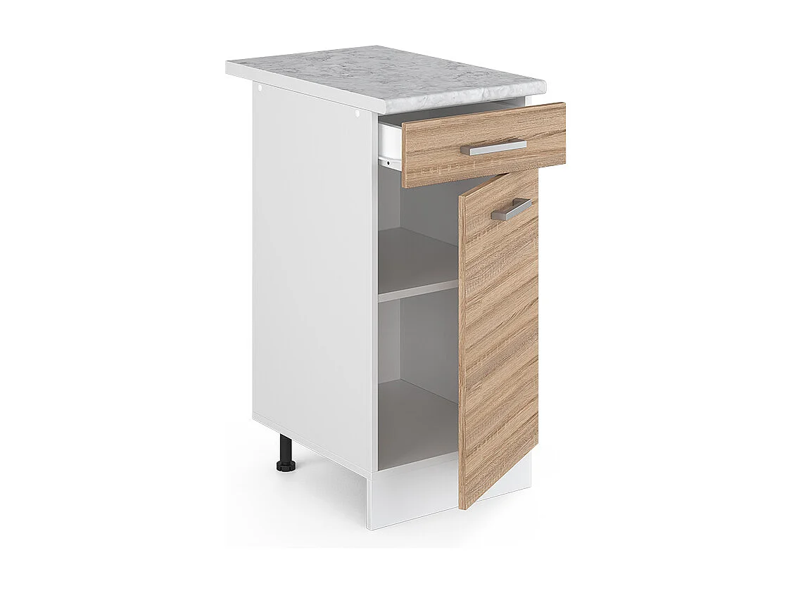 Mobiletto base per cucina sonoma 40x60x81.6 r-line