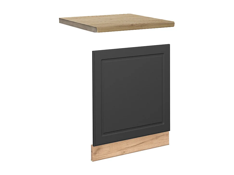 Panel frontal antracita-oro 60x1.6x67.4 fame-line