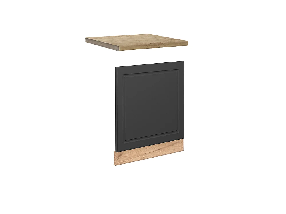 Frontblende anthrazit-gold 60x1.6x67.4 fame-line