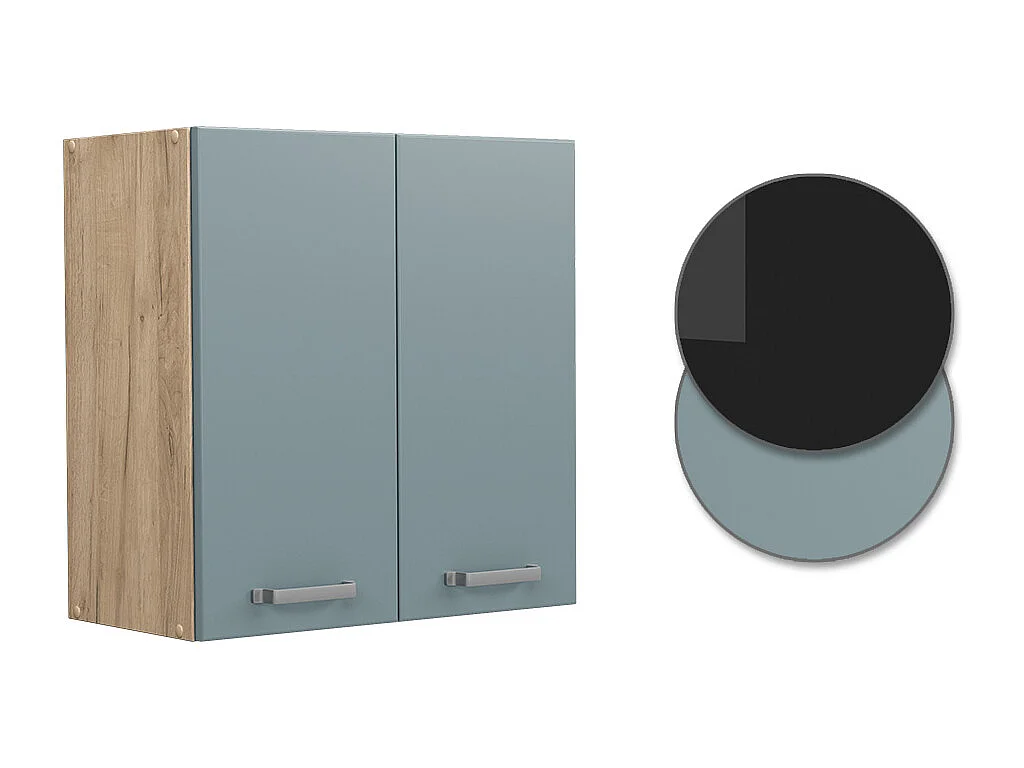 Pensile da cucina grigio-blu 60x31x60 r-line