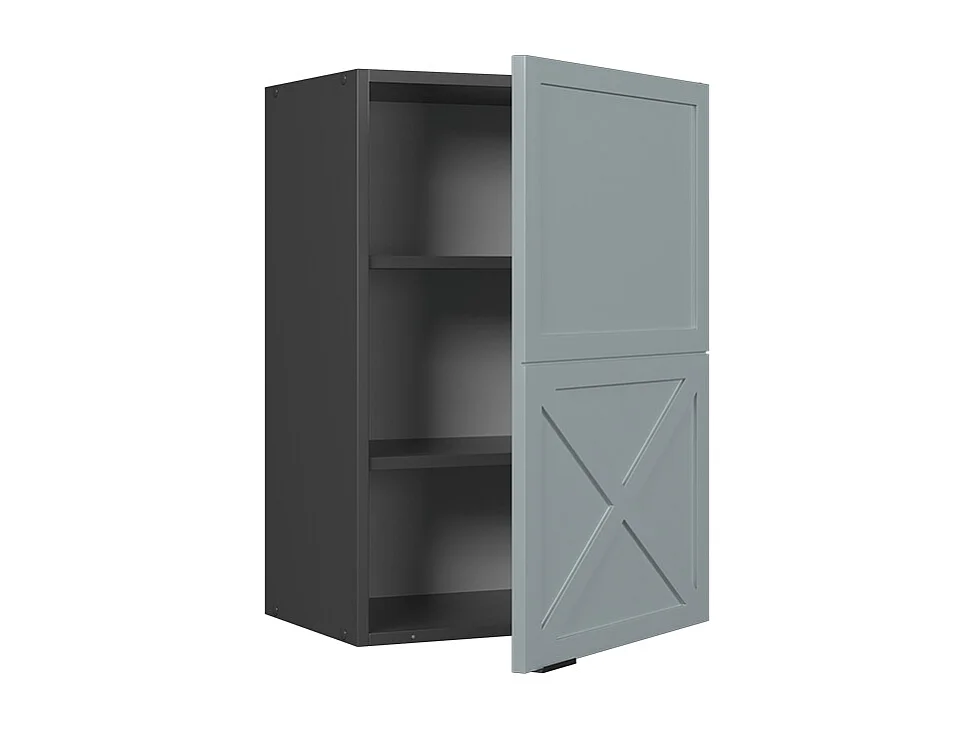 Szafka ścienna jasnoniebiesko-szary 50x34.1x72 fame-line