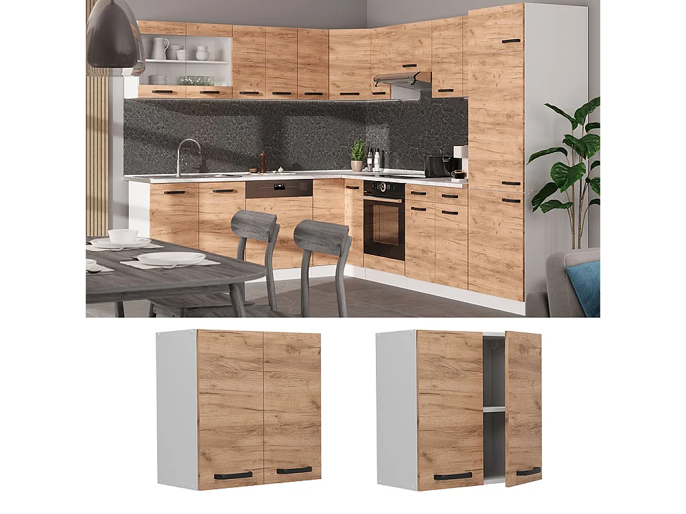 Wall cabinet gold power oak 60x31x60 r-line