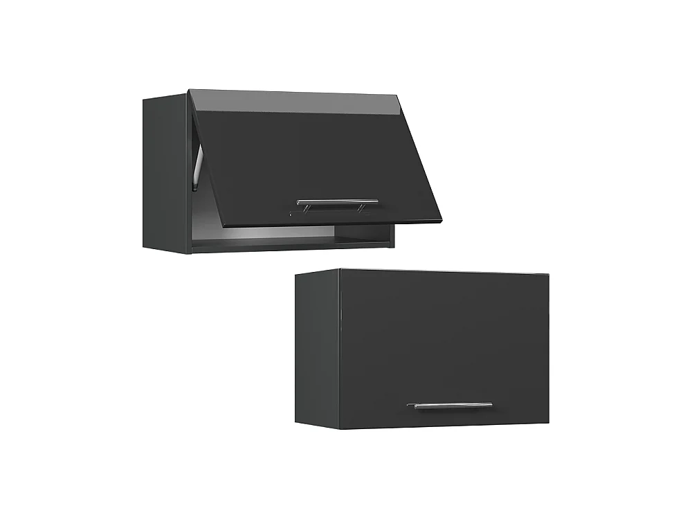 Hangkast antraciet hoogglans 60x34.1x40 fame-line