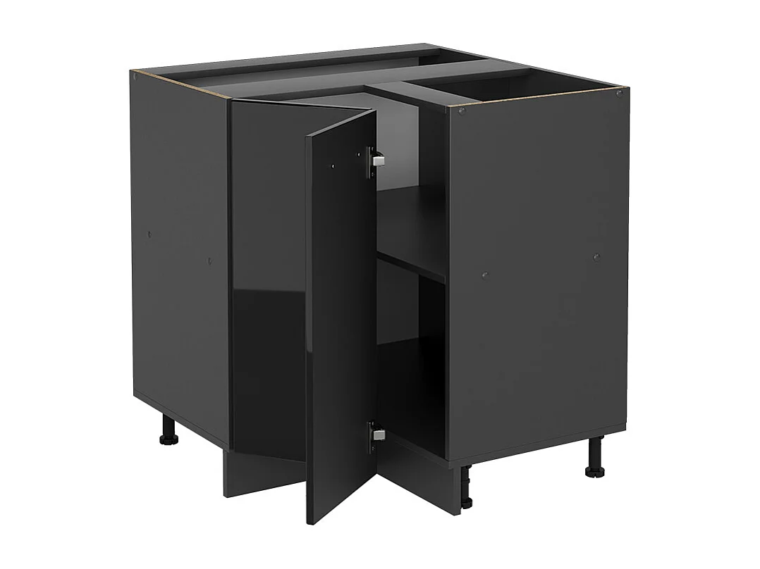 Meuble dangle noir haute brillance 75.6x60x81.6 r-line