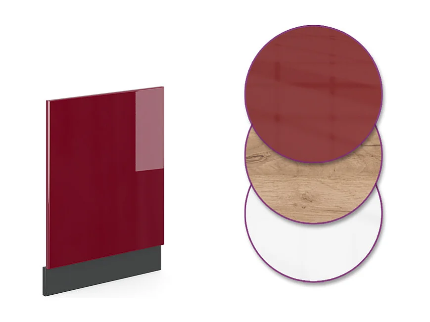 Panel frontal rojo 45x1.6x57.2 r-line