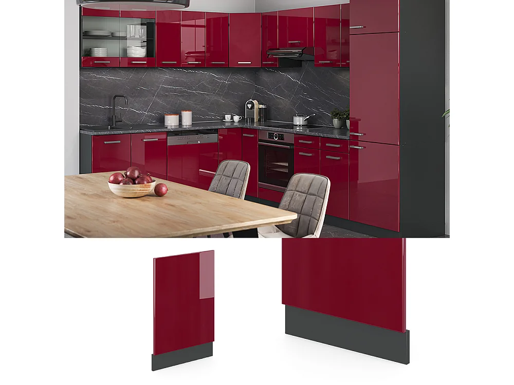 Front panel red 45x1.6x57.2 r-line