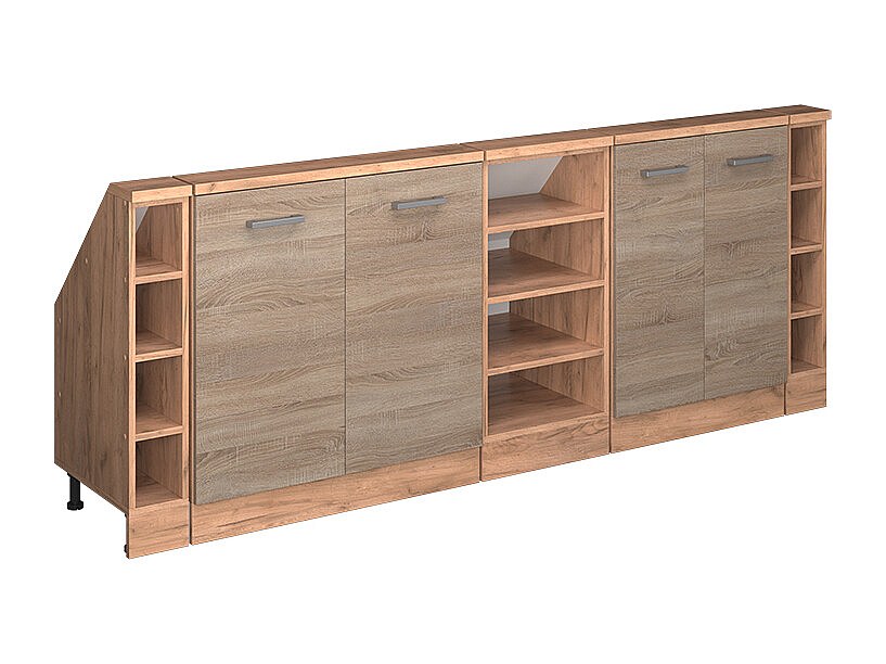 Meuble sous pente sonoma 210x46x81.6 r-line