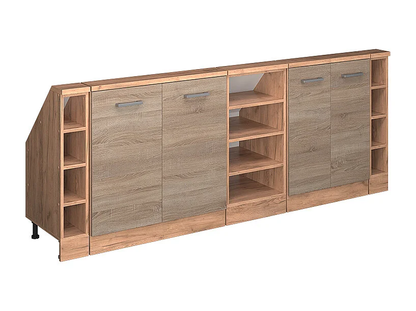 Meuble sous pente sonoma 210x46x81.6 r-line