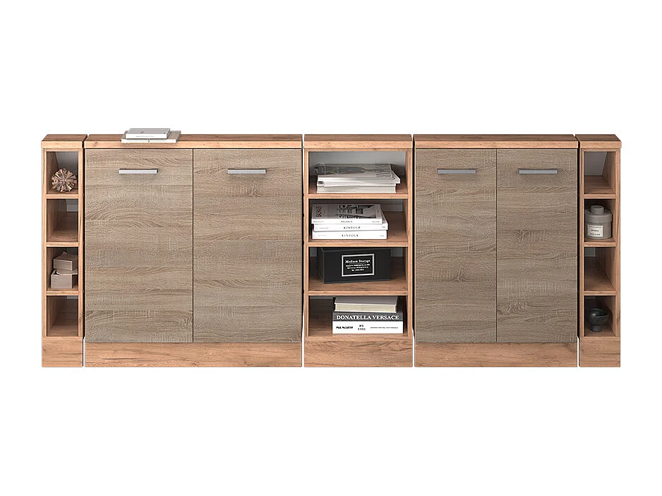 Meuble sous pente sonoma 210x46x81.6 r-line