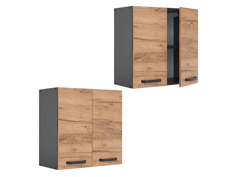 Wall cabinet gold power oak 60x31x60 r-line