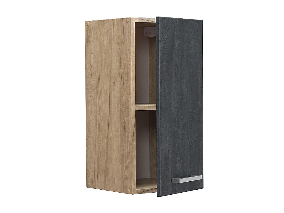 Armario colgante hormigón negro 30x31x60 r-line