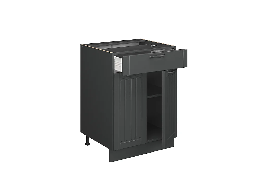Meuble cuisine gris foncé 60x60x82 fame-line