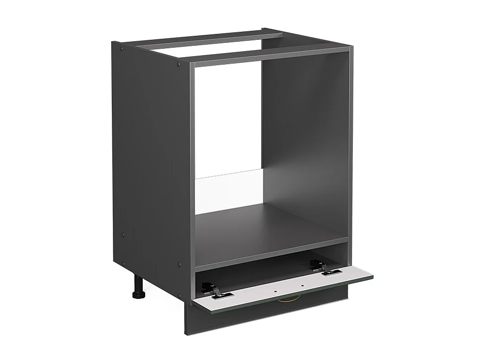 Mobile per forno da incasso verde-oro country house 60x60x82 fame-line