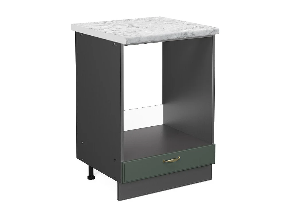 Meuble pour four vert or campagne 60x60x82 fame-line