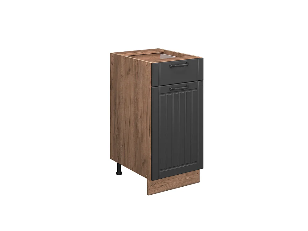 Meuble cuisine gris foncé 40x60x82 fame-line