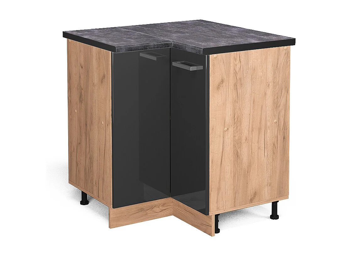 Meuble dangle anthracite haute brillance 75.6x60x81.6 r-line