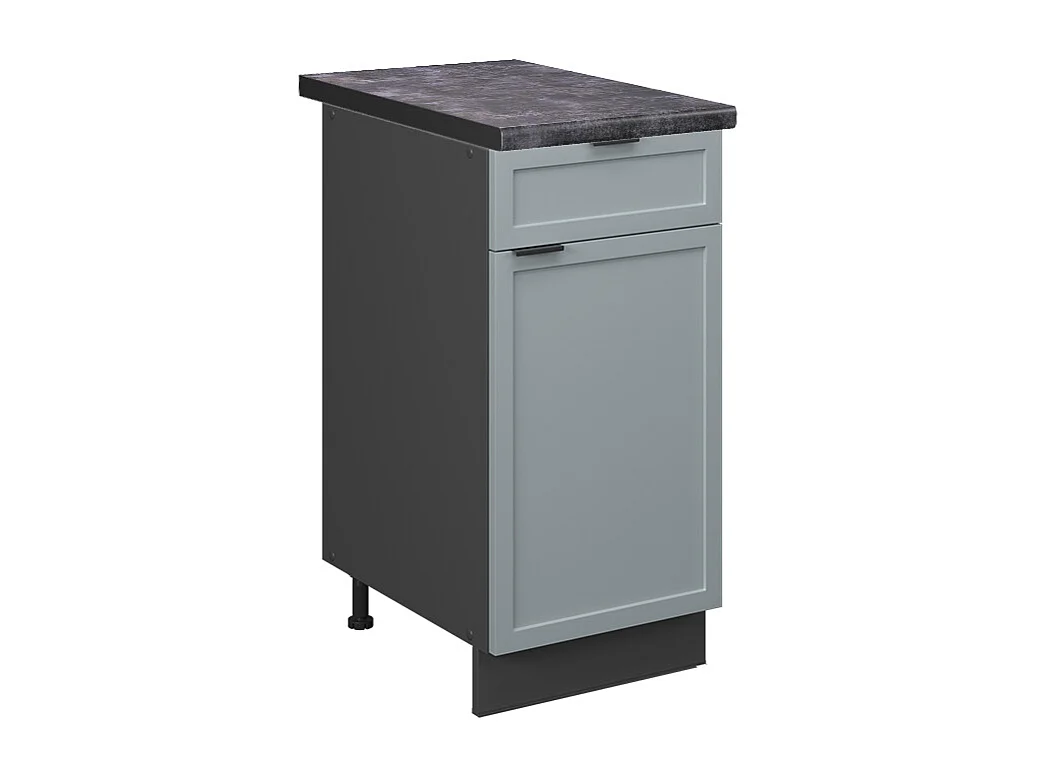 Meuble cuisine bleu clair-gris 40x60x82 fame-line