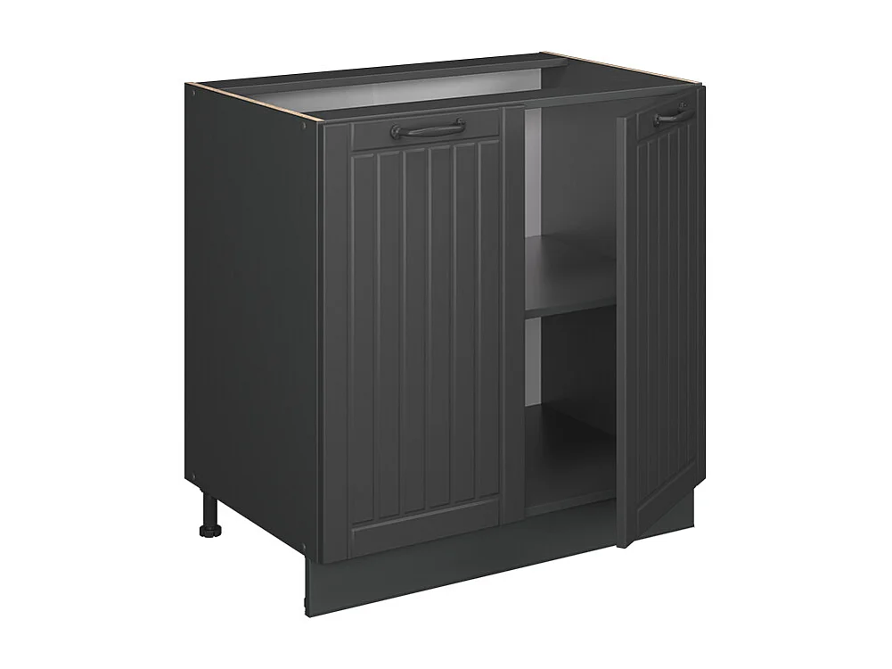Armario bajo para fregadero gris oscuro 80x51.6x82 fame-line