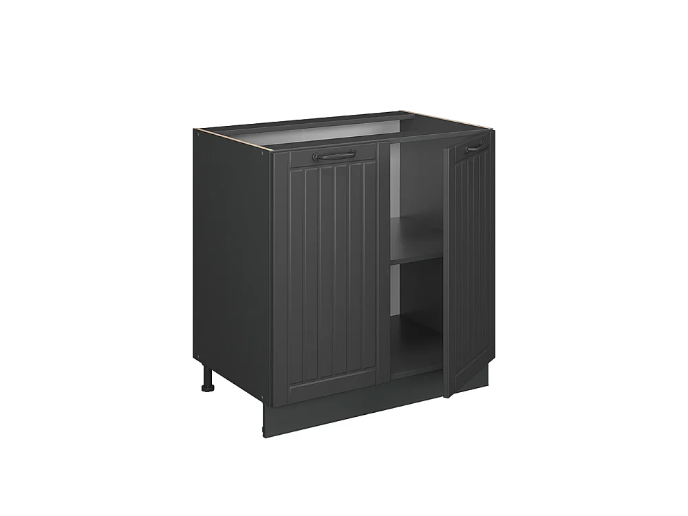 Køkkenskab mørkegrå/antracit 80x51.6x82 fame-line